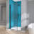 36'' - 37 1/4'' W x 72'' H Frameless Panel Pivot Swing Shower Doors Tempered Glass Bathroom Door with Handle-101257021-101257024