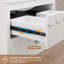 24" Wall Mounted Bathroom Vanity Base Only, Sink Not Included, Decorative Wavy Edge-108487496