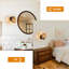Ensemble de deux appliques murales Boho