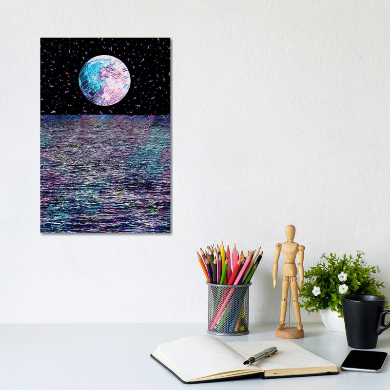 Full Moon IX by Gab Fernando - Wrapped Canvas Print, 20.32 cm H x 30.48 cm W