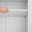 70-Inch Heavy-Duty Steel File Cabinet with Lock, 4 Adjustable Shelves for Legal and Letter Size Document Storage