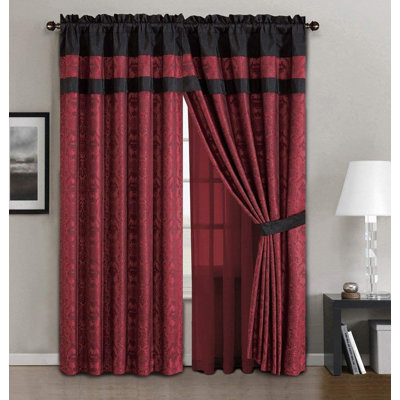 Dynasty Room Darkening Curtain Pair