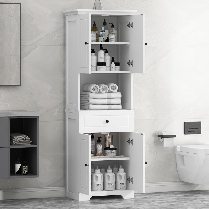Armoire de rangement moderne et minimaliste pour salle de bain