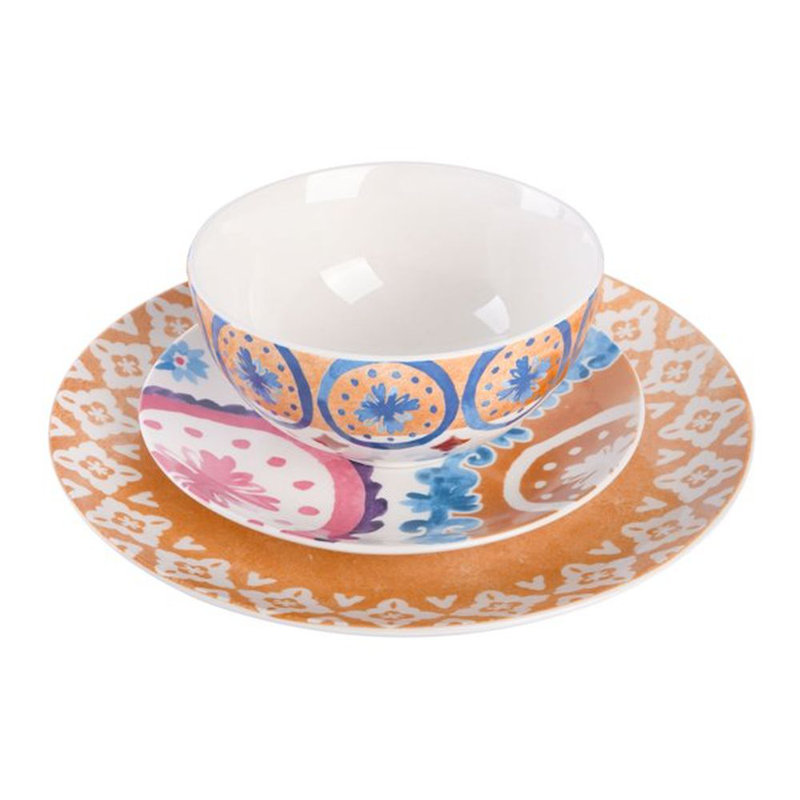 Service de table Gibson Tia Mowry Melamine - Service pour 4