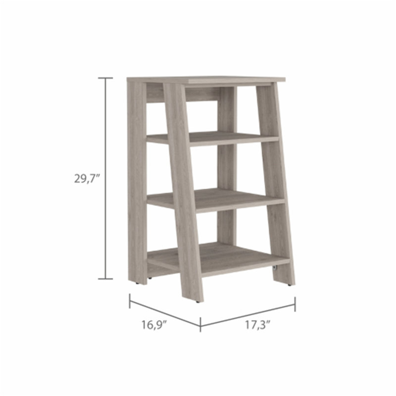 Armoire d'appoint Fathi, Gris clair