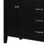 Meuble-lavabo 36 po sans lavabo, base d'armoire seulement, armoire de salle de bain avec tiroirs, structure solide et panneau de fibres à densité moyenne-405002631