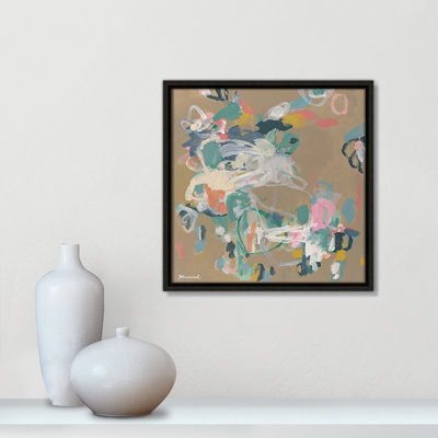 Abstract Flow Square Version Print by Marisol Evora