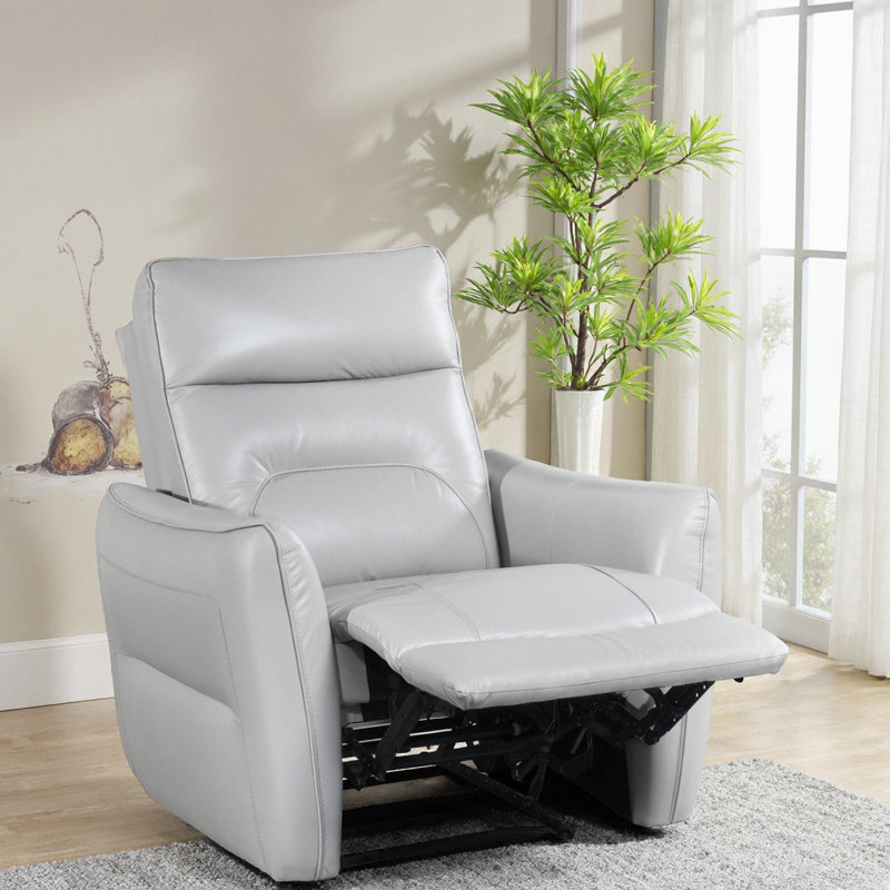 Contemporary Power Lift Recliner with Flare Trim Arms & Smooth Transition - for Living Rooms, Tan