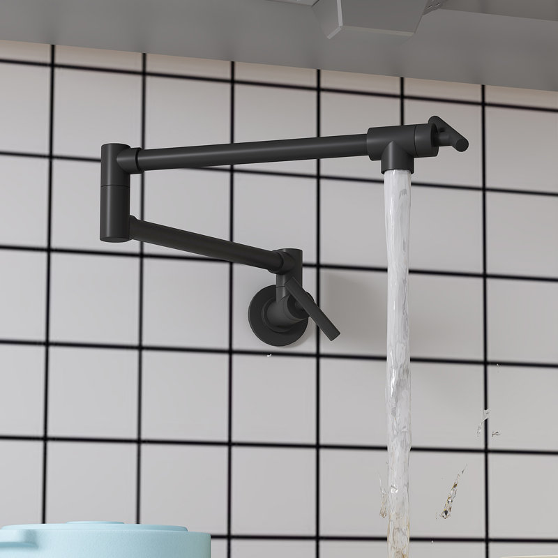 KISRAIS Kitchen Faucet, Matte Black