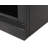 Modern Wood Open Bookcase - Black