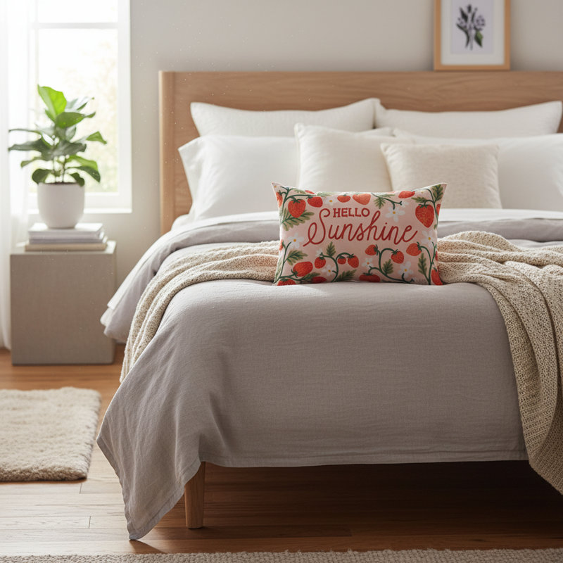 Coussin Word 12,5 po x 8,5 po