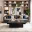 Pedestal Coffee Table with Storage