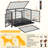 Danimir 42.5″ W Rolling Dog Crate W/ Divider 2 Pull-out Trays