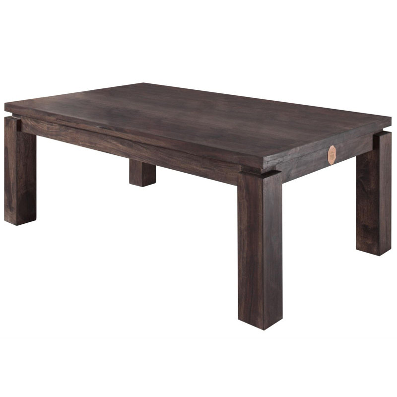 Metro Solid Wood Four Leg Coffee Table, Grey