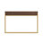 Huddleston Martha Stewart 3 Drawer Home Office Desk with Metal Frame and Hardware-90801374