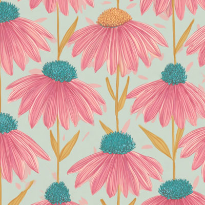 Papier peint auto-adhésif à motif floral de couleur rose pastel à peler et coller