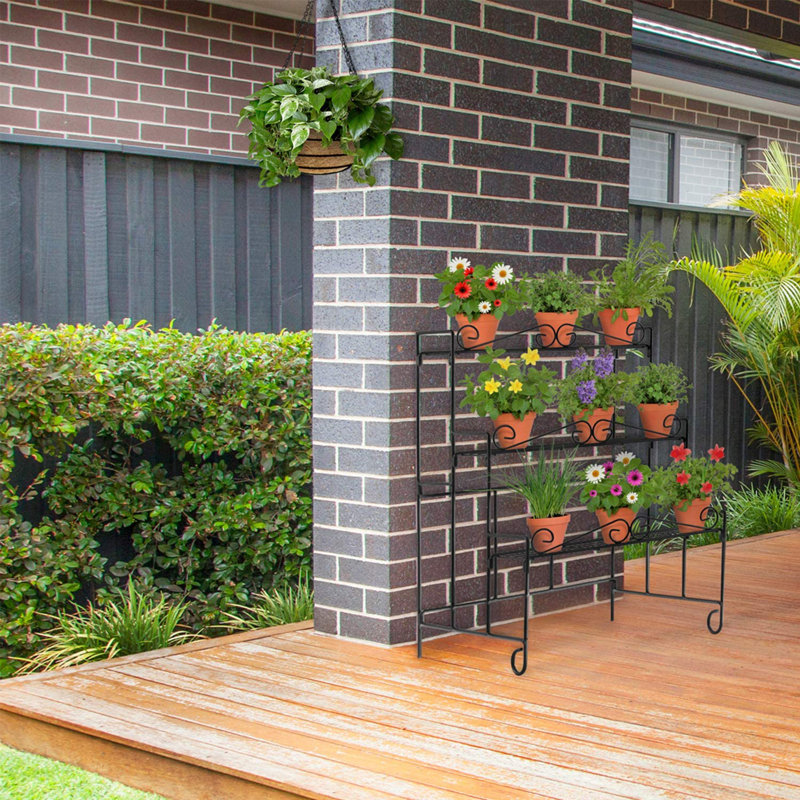 Gelu Metal Weather Resistant Plant Stand