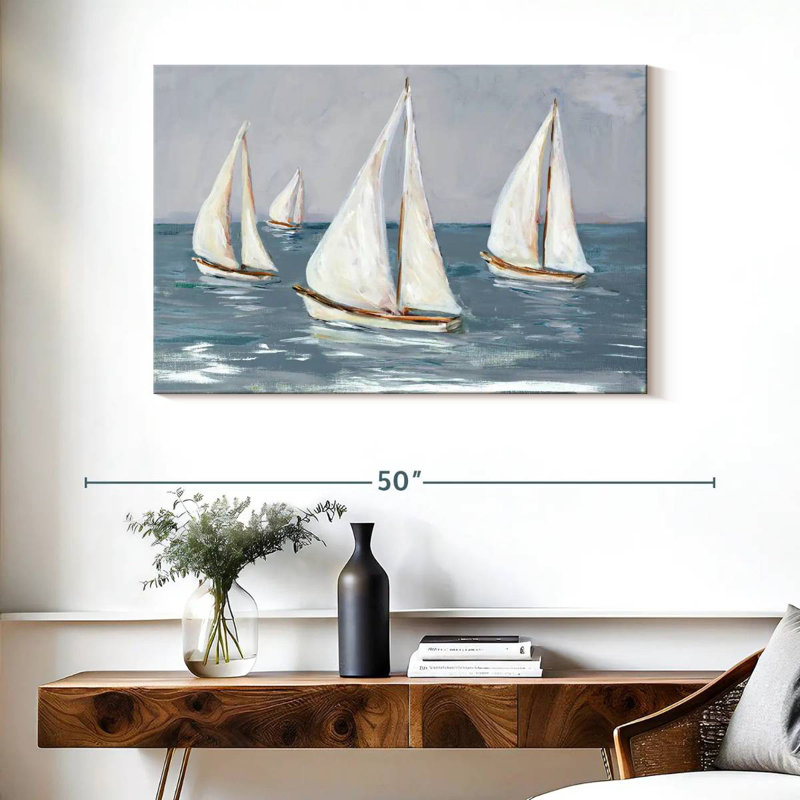 Aletra naviguant dans les eaux calmes I, H 26 po x l 39 po