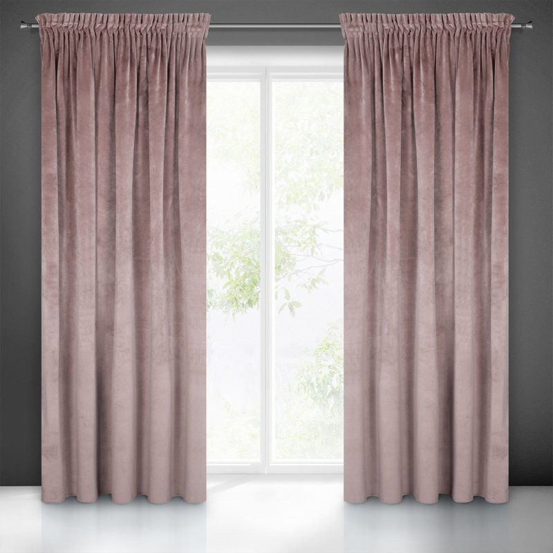Magnusson Semi Sheer Curtains Single Panel, Width 140 x Drop 270 cm, Powder