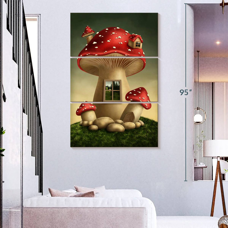 Maison de champignon Ashelle Fantasy, H 23 po x l 14 po