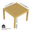 Ensemble de chaises de patio d'extérieur / d'intérieur 3 pièces, ensembles de patio en polypropylène résistants aux rayons UV et aux intempéries -839949401