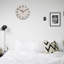 Horloge murale 12 po x 12 po, abstrait