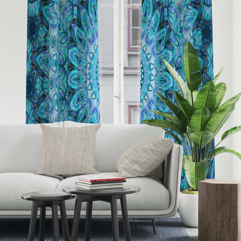 Semi Sheer Curtain Pair, 20" W x 52" L