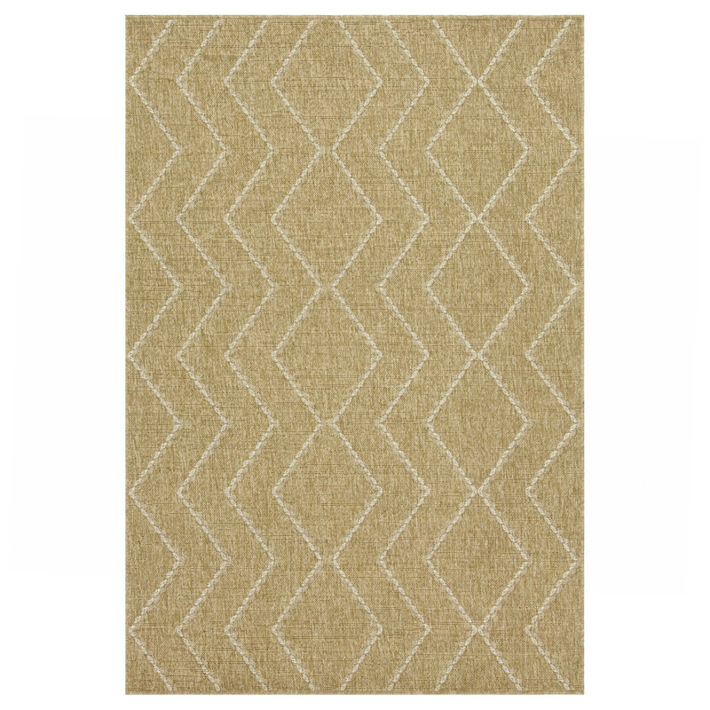 Tapis blanc intérieur / extérieur, Rectangle 7 pi 10 po x 10 pi 3 po