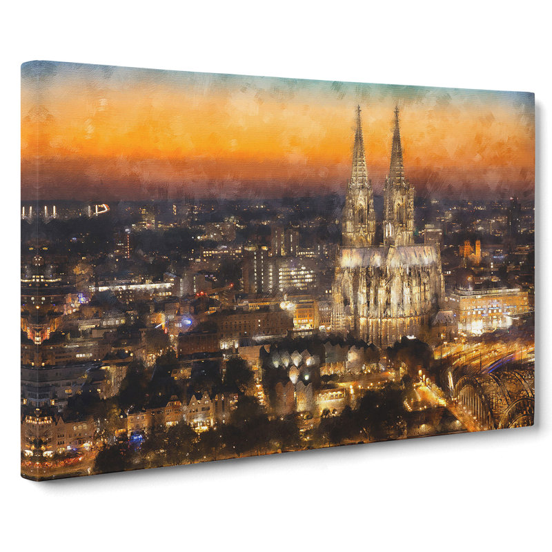 The Cologne Cathedral Vol.1 - Wrapped Canvas, 35cm H x 50cm W x 3cm D