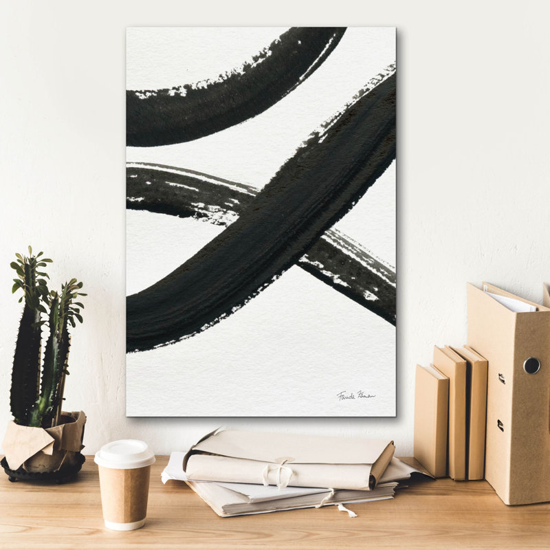 Toile épique «Inky 6» par Farida Zaman, 18 po x 26 po, H 26 po x l 18 po