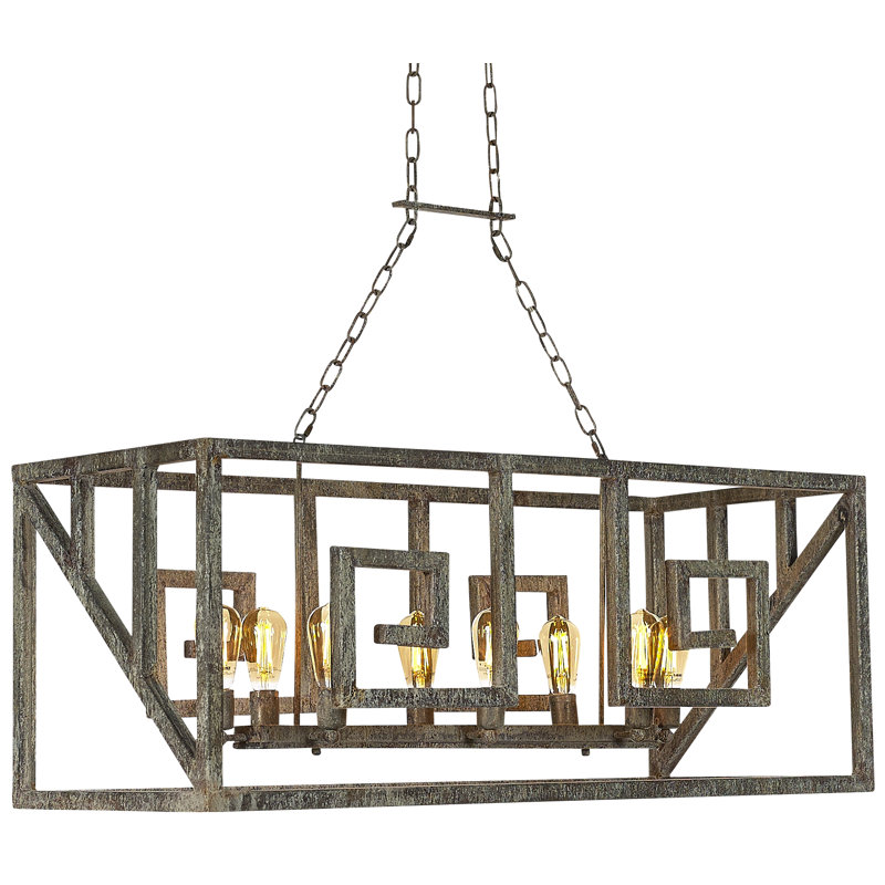 Greek 8 - Light Pendant, Deep Ocean