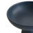 Cole and Grey Ceramic Dark Blue Large Decorative Bowl with Elevated Base