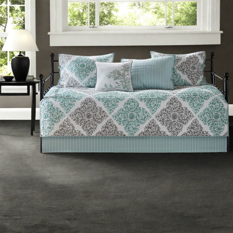 Reversible Bedding Sets, Cotton Fill Twin Daybed Cover, Modern Guest Home