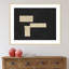 Quadrate Abstract I by Jacob Green Wood Framed Wall Art Print-162644795-162644743
