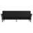 89" Faux Leather Convertible Sofa Couch with 2 Square Pillows,Adjustable Backrest& Armrests-334431194