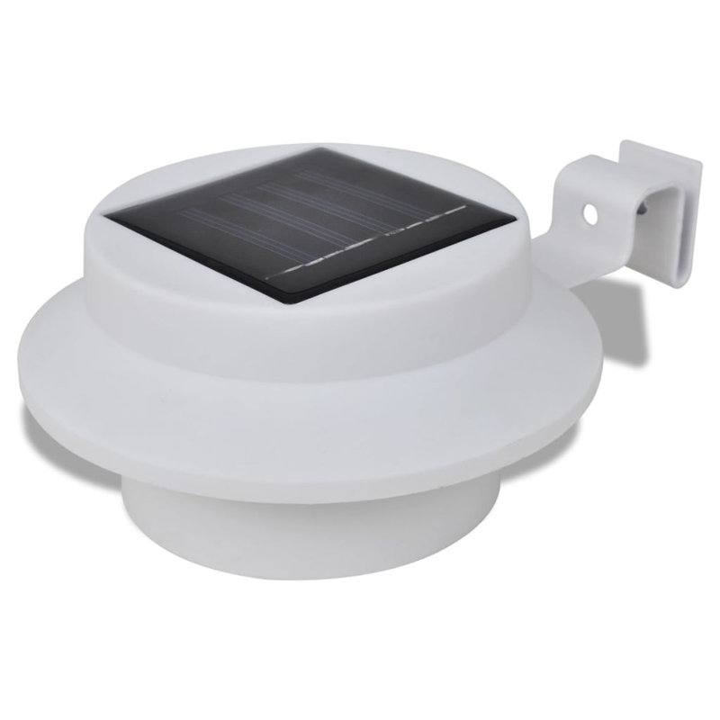 Solar Powered Integrated LED Pathway Light Pack, White