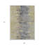 Tapis extérieur lavable abstrait argenté et gris 9 pi x 12 pi étain