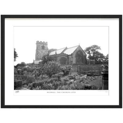 Heswall, The Church C1935 by Francis Frith - Single Picture Frame Print
