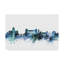 « rome italie blue-bleu-ciel », reproduction d’impression sur toile tendue-1298786336