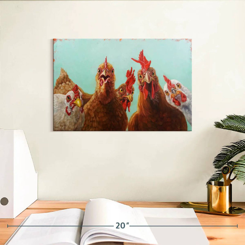 Brampt Chicken For Dinner, 8" H x 12" W