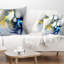 Brillant plasma multicolore - coussin imprimé abstrait