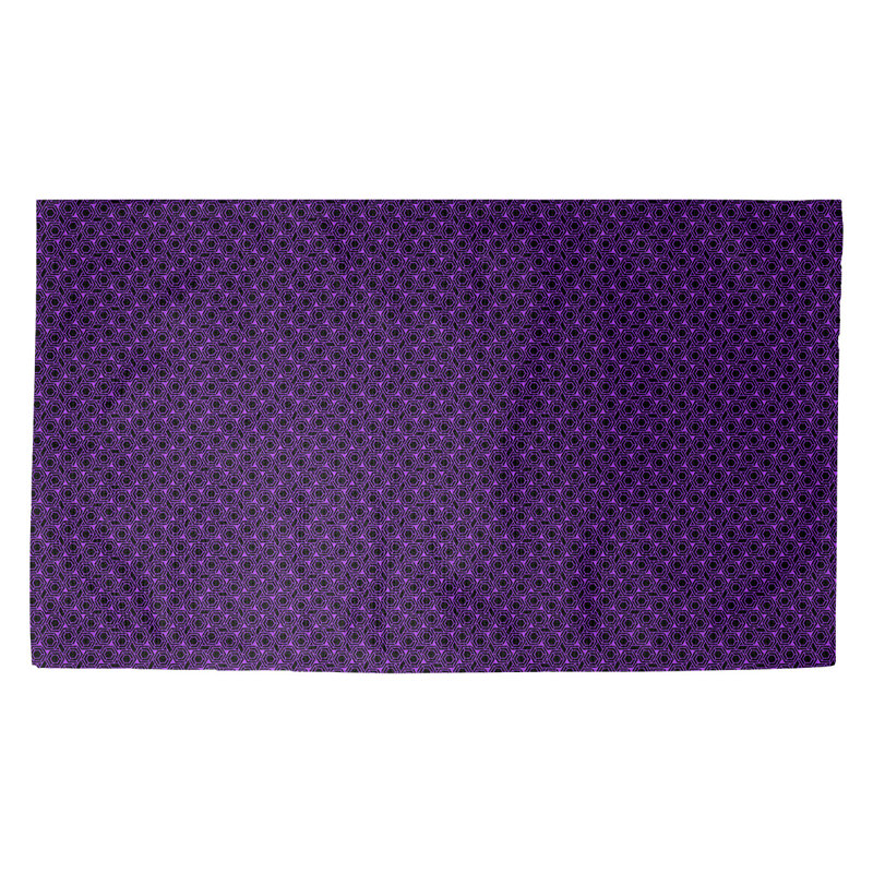 Galle Geometric Indoor Doormat, Rectangle 2'1.5" x 3'4", Purple