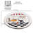 Lorren Home Trends 2 Piece Round 12" Pizza-Serving Platters, Chef Design