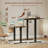 48" Home Office Electric Height Adjustable Standing Desk With Memory Controller-1305390366-1305390365