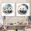Ensemble de 2 aquarelles - Pandas-294608858-294608859