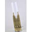 Lampe de table transitionnelle en acier inoxydable 2 lumières or