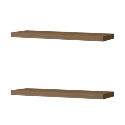 31.5-Inch Wide Floating Shelf, Wall Mounted For Elegant Living Space, Contemporary Decor 31.5" Wide, Maximizes Space Function, Style