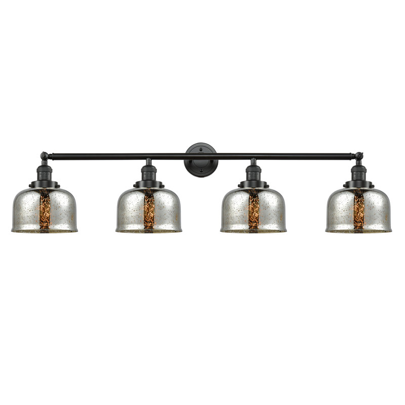 Éclairage pour salle de bain 4 lumières Alinea, Ampoule non incluse, Bronze huilé