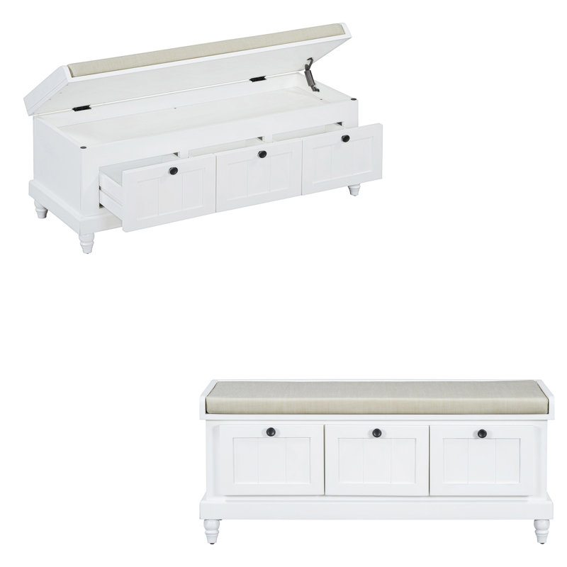 Banc pour chaussure, Blanc