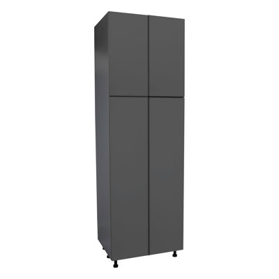 WALLKITCHENS 24 W x 24 D x 84 H Particleboard Open Tall Cabitet with doors in Matte